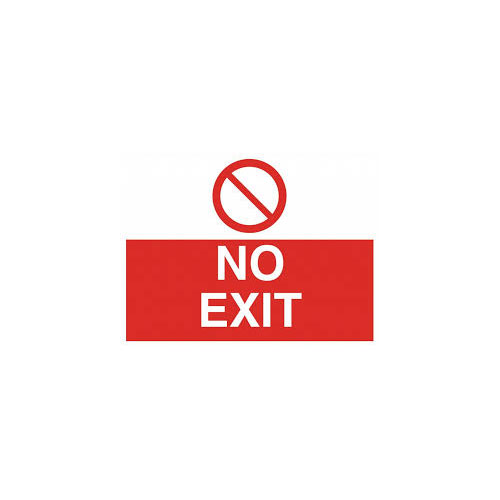 Signage-No Exit