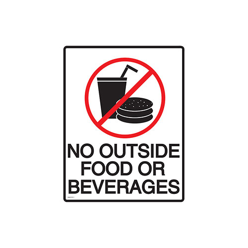 Signage-No Outside Food