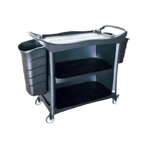 Trolley 3 tier Utilities Cart with Buckets